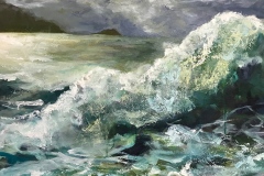 Leanne Booth: The Wave, mixed media